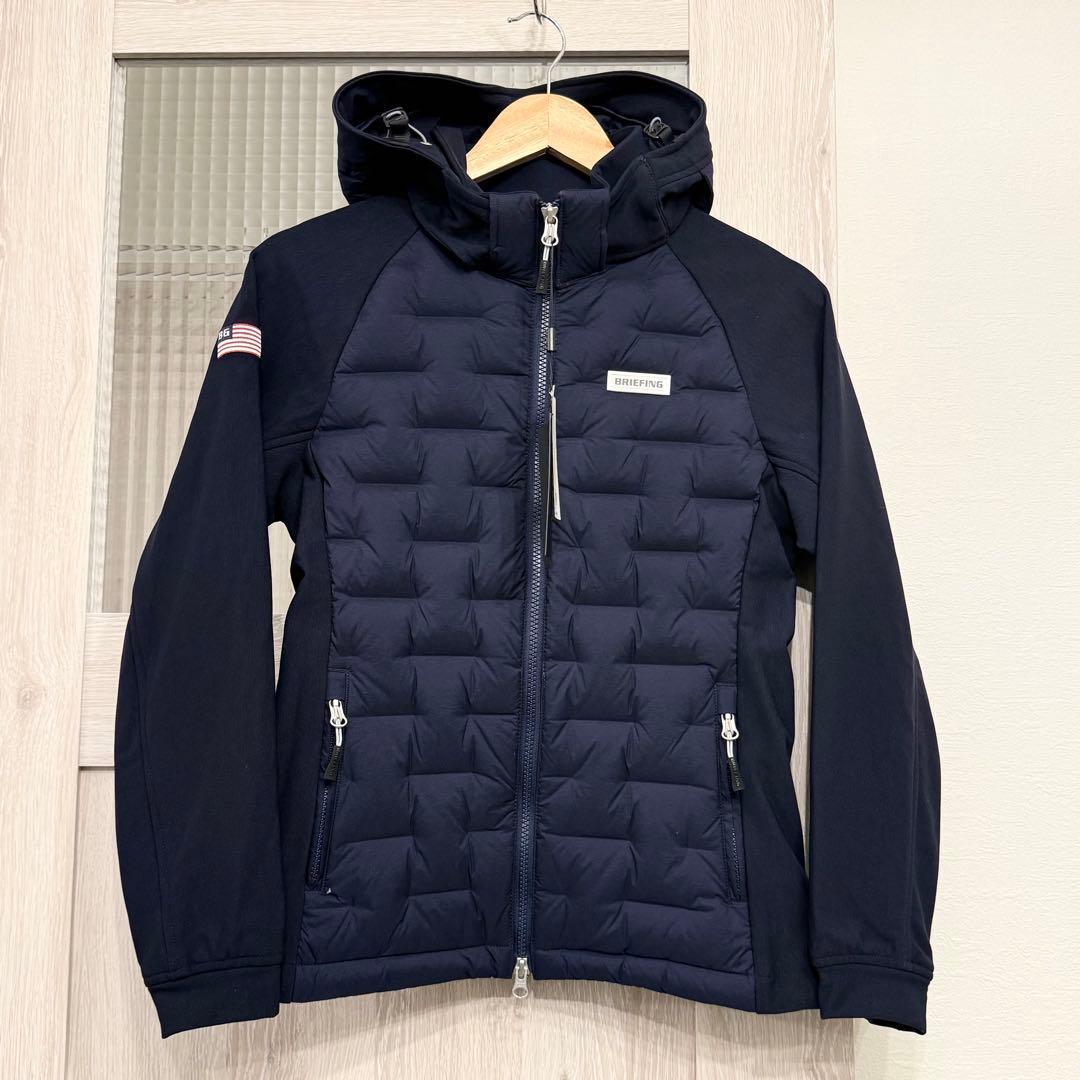 ☆新品未使用☆ブリーフィングゴルフ ハイブリッドダウンパーカー ネイビー S
