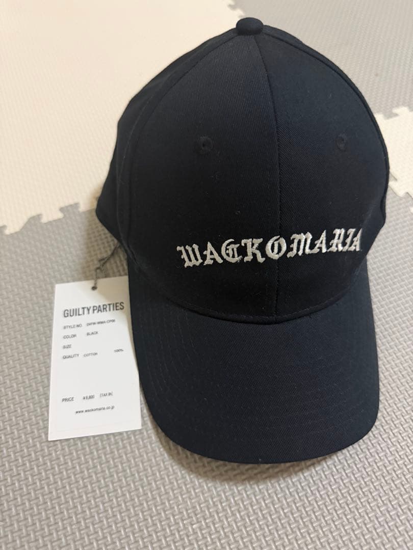 WACKO MARIA 6 PANEL CAP (TYPE-1)【BLACK】
