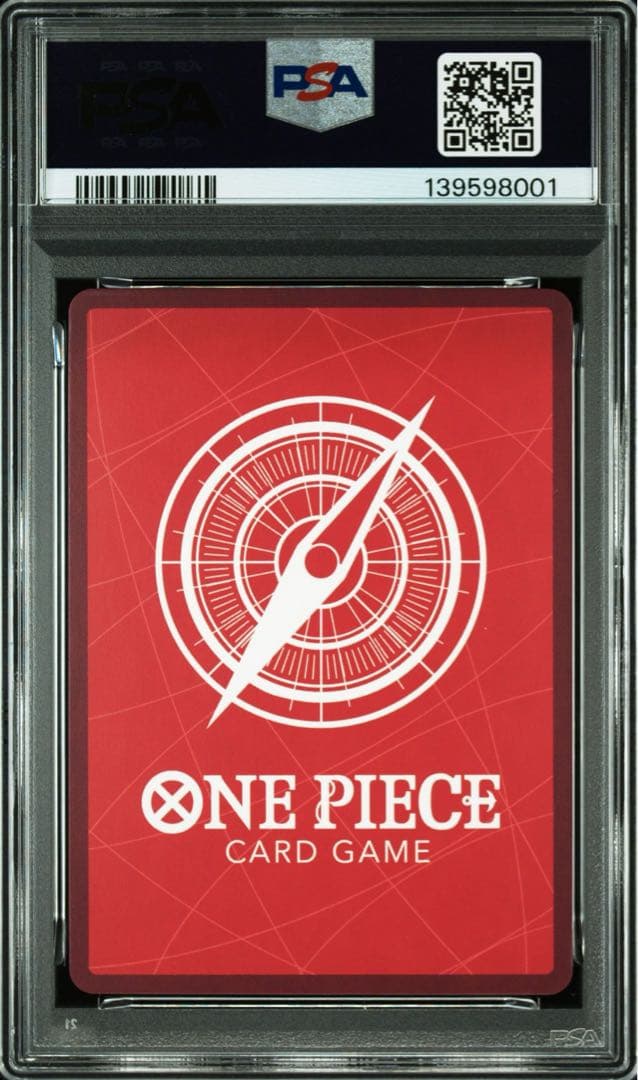 【PSA10】ワンピースカード ルフィ lecafig レカフィグ 金文字