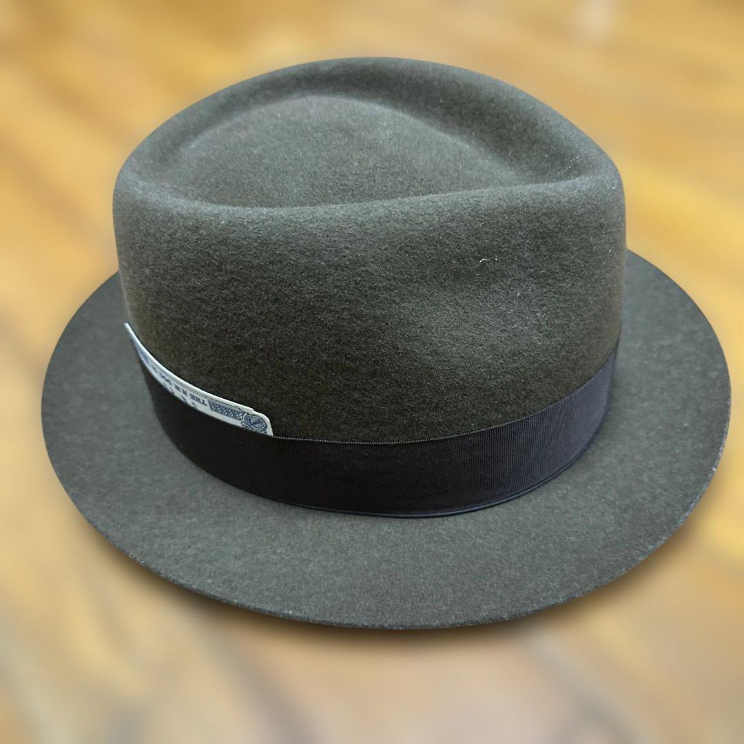 帽子 THE H.W.DOG&CO pinch-h hat brown