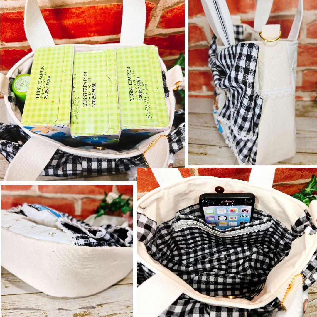 1/1ゆきちゃん②★リトルサンダー【ラウンドトートバッグ】3点