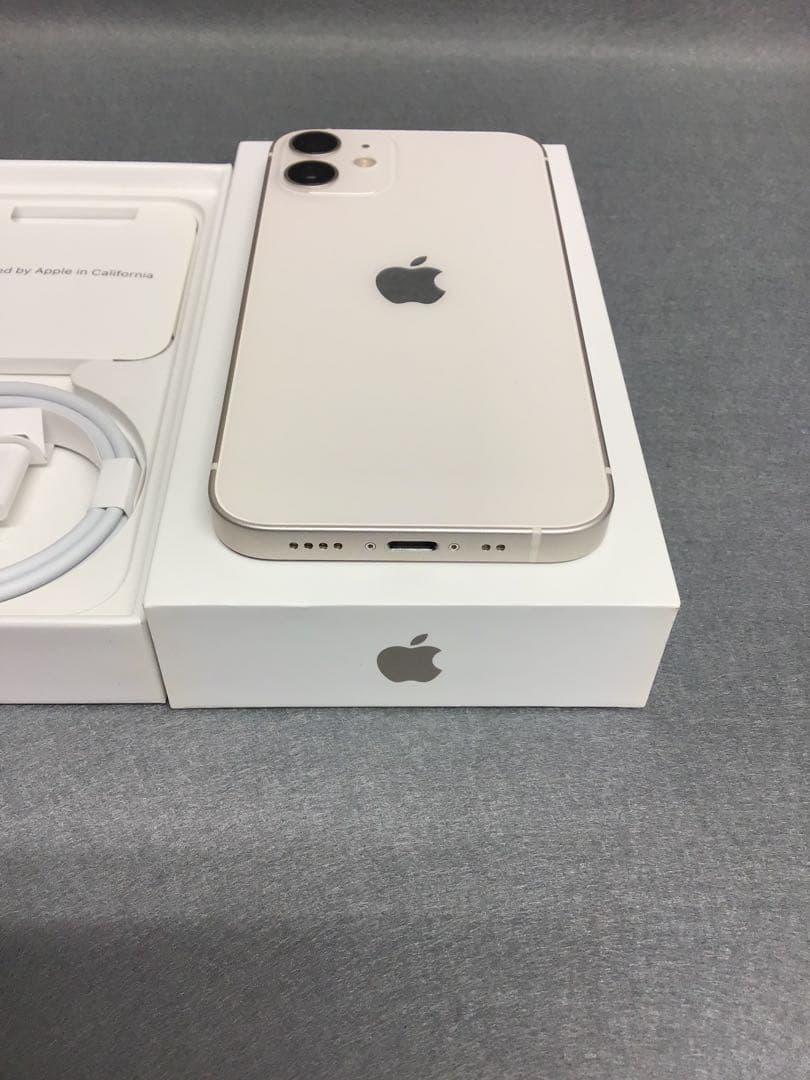 超美品 国内版 SIMフリー　iPhone12mini 256GB ホワイト色