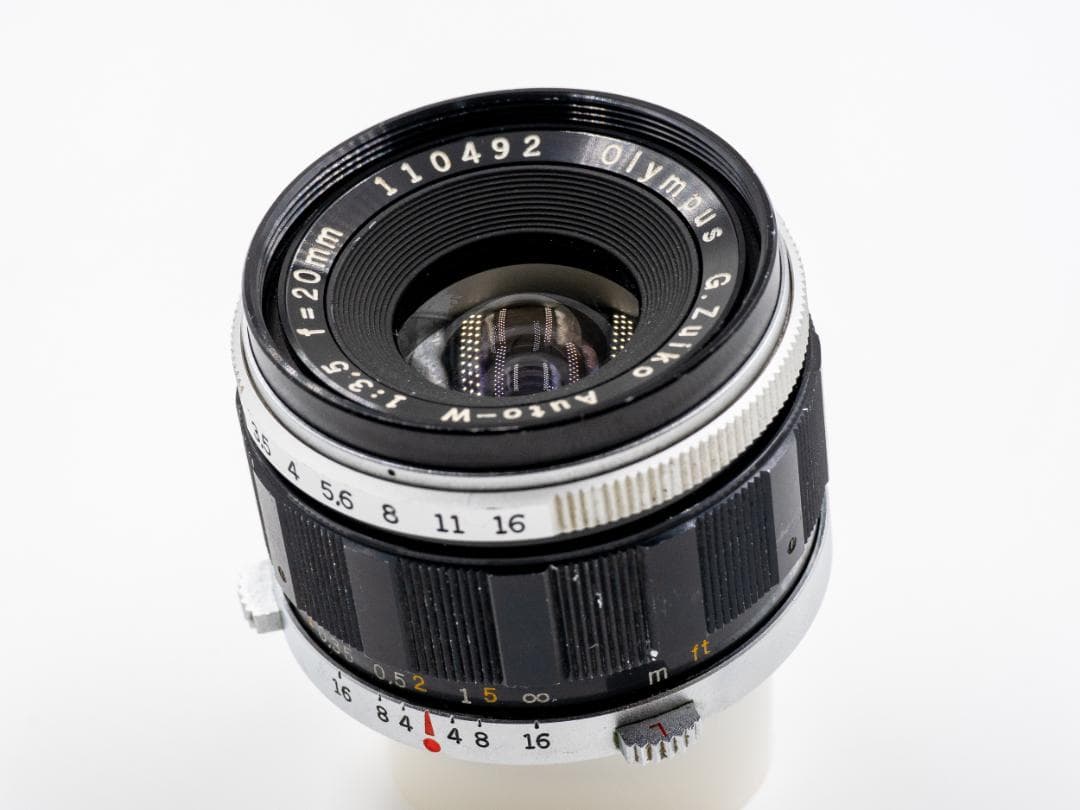 レンズ(単焦点) OLYMPUS G.Zuiko Auto-W 20mm f/3.5