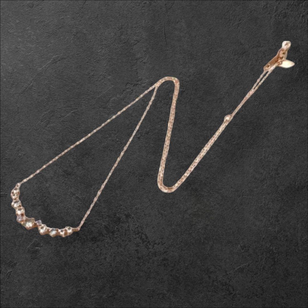 4℃ K10 ネックレス　ジュエリーケース、ギャランティカード　付き