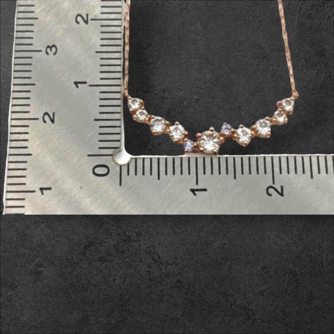 4℃ K10 ネックレス　ジュエリーケース、ギャランティカード　付き