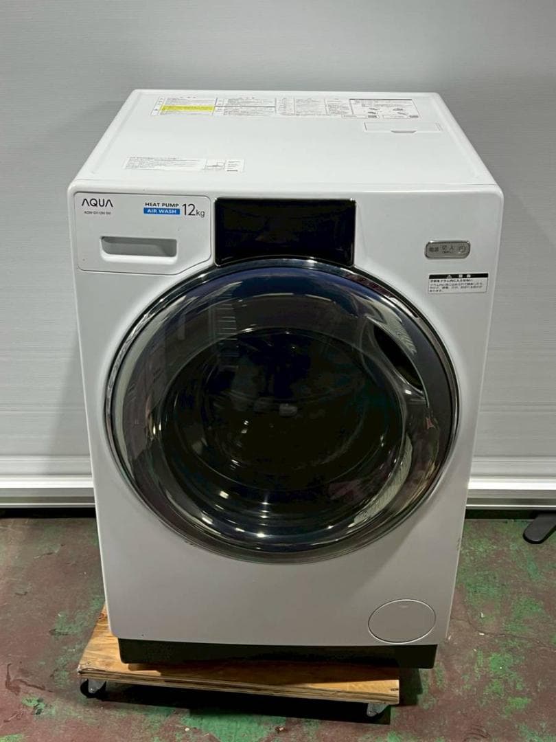 【完動品】AQUA アクア ドラム式洗濯機 AQW-DX12M