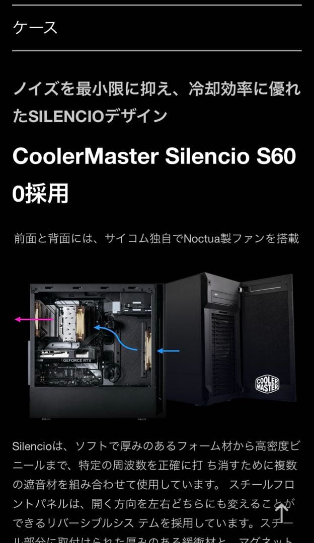 三ヶ月のみ使用sycom静音pc Silent-Master NEO B550A