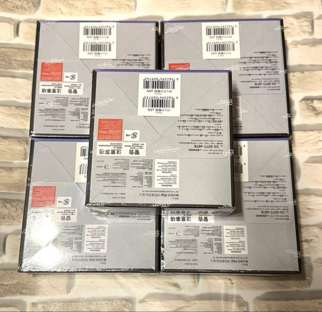 【新品未開封/シュリンク付】ウルトラマンカードゲーム BP01 BOX 5BOX