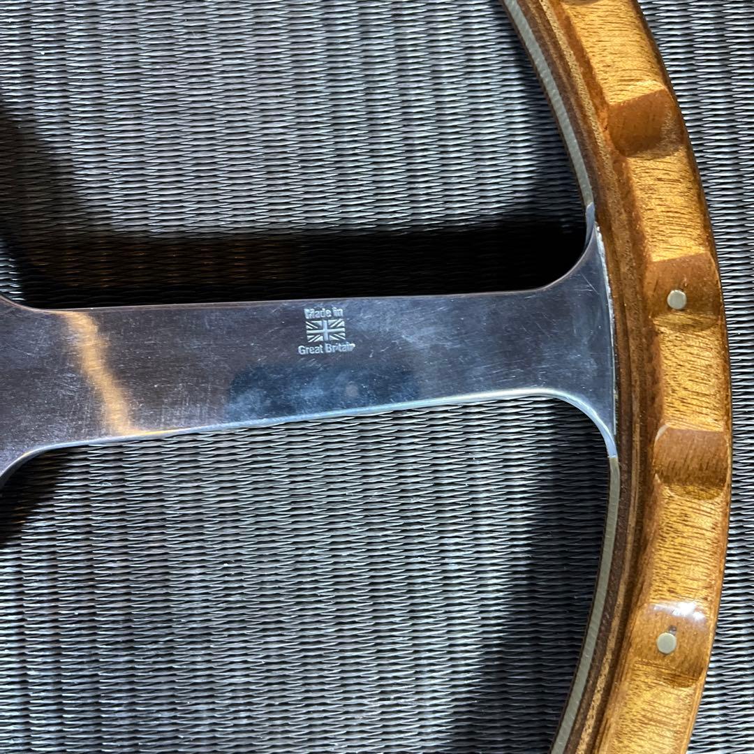 モトリタ　ウッドステアリング　4スポーク