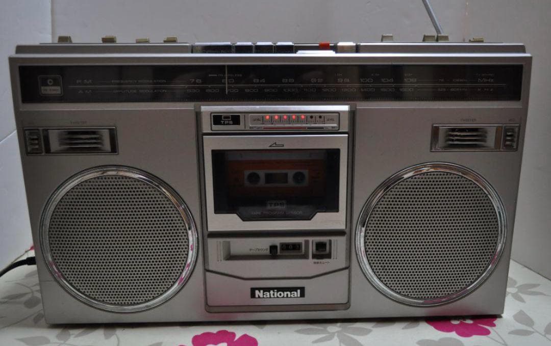 National 動作確認済み RX-5100 昭和レトロラジカセ AMFM