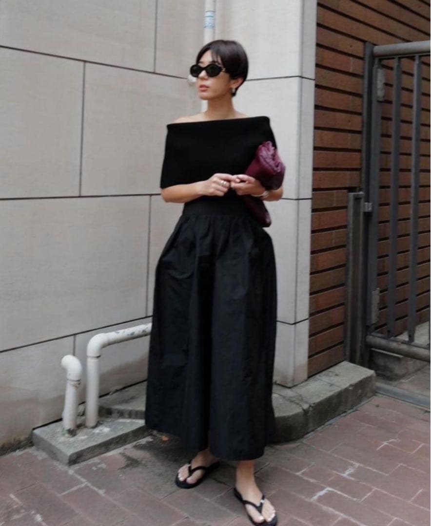 【新品】machatt マチャット　メモリーキュロットパンツ