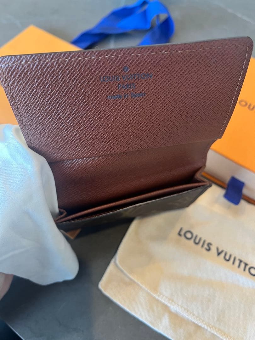 美品 ルイヴィトン モノグラム 名刺入れ カードケース