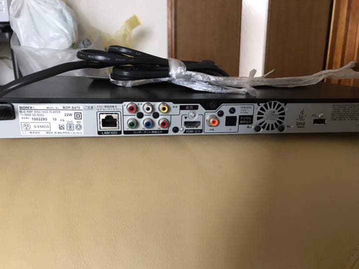 SONY Blu-rayプレイヤー