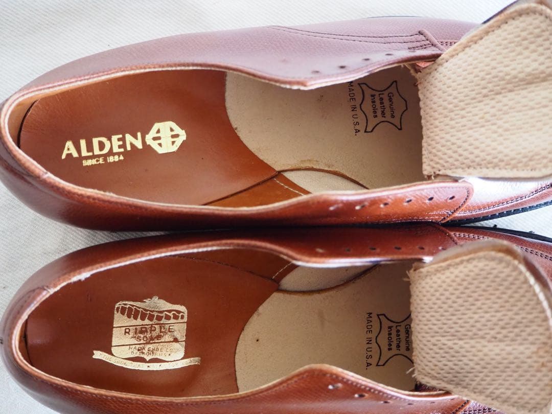 靴 70s Alden 4051 Algonquin Ripple sole
