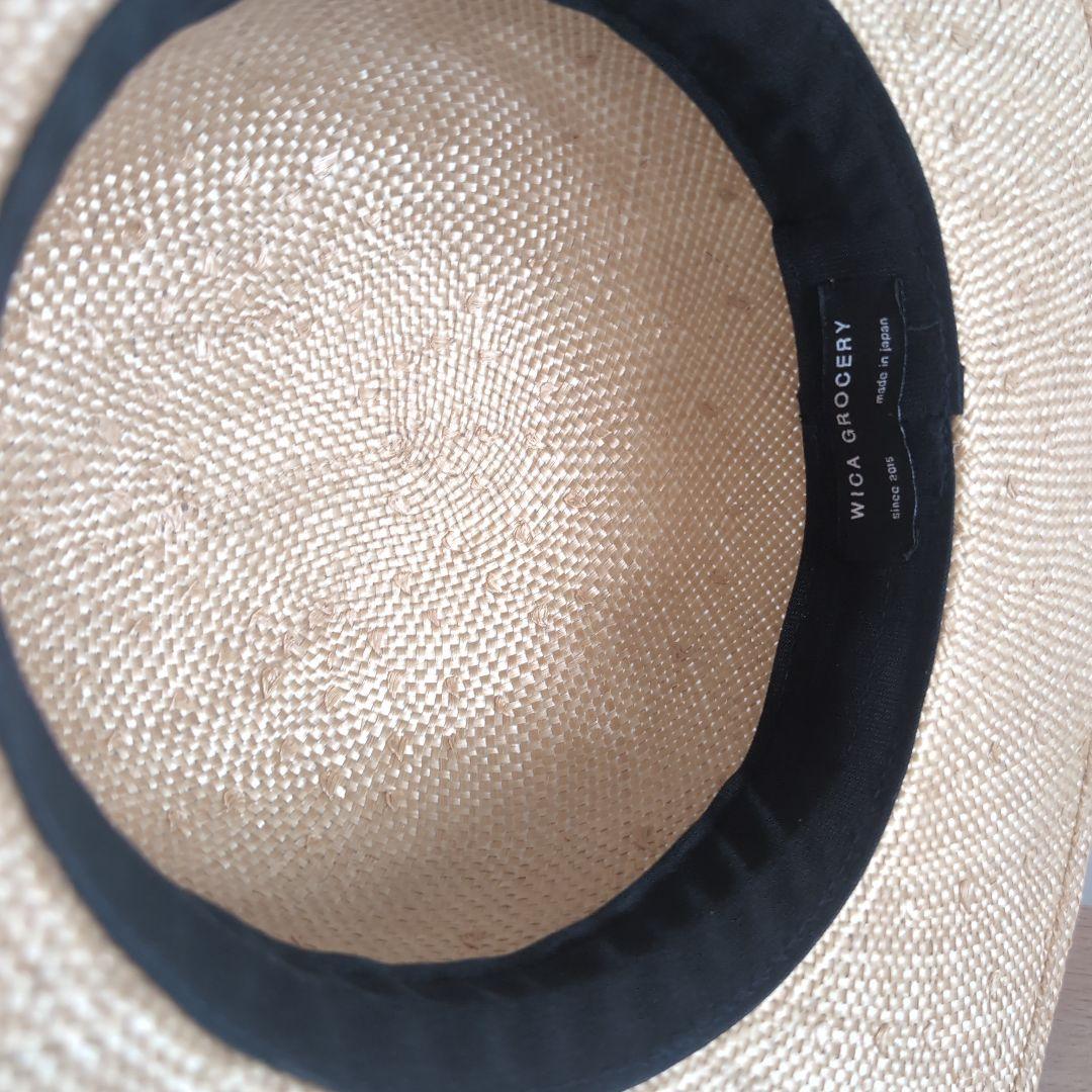 wicagrocery ウィカグロサリー ベージュ 麦わら帽子