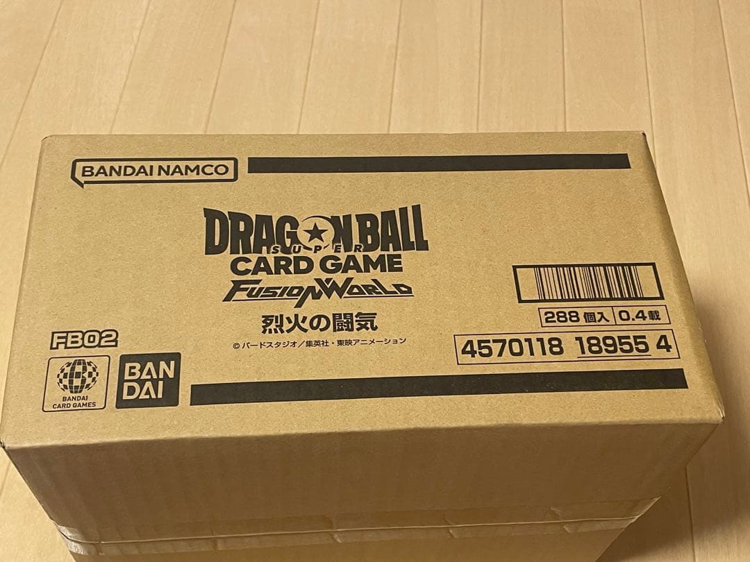 ドラゴンボールカードゲーム フュージョンワールド 烈火の闘気　　1カートン
