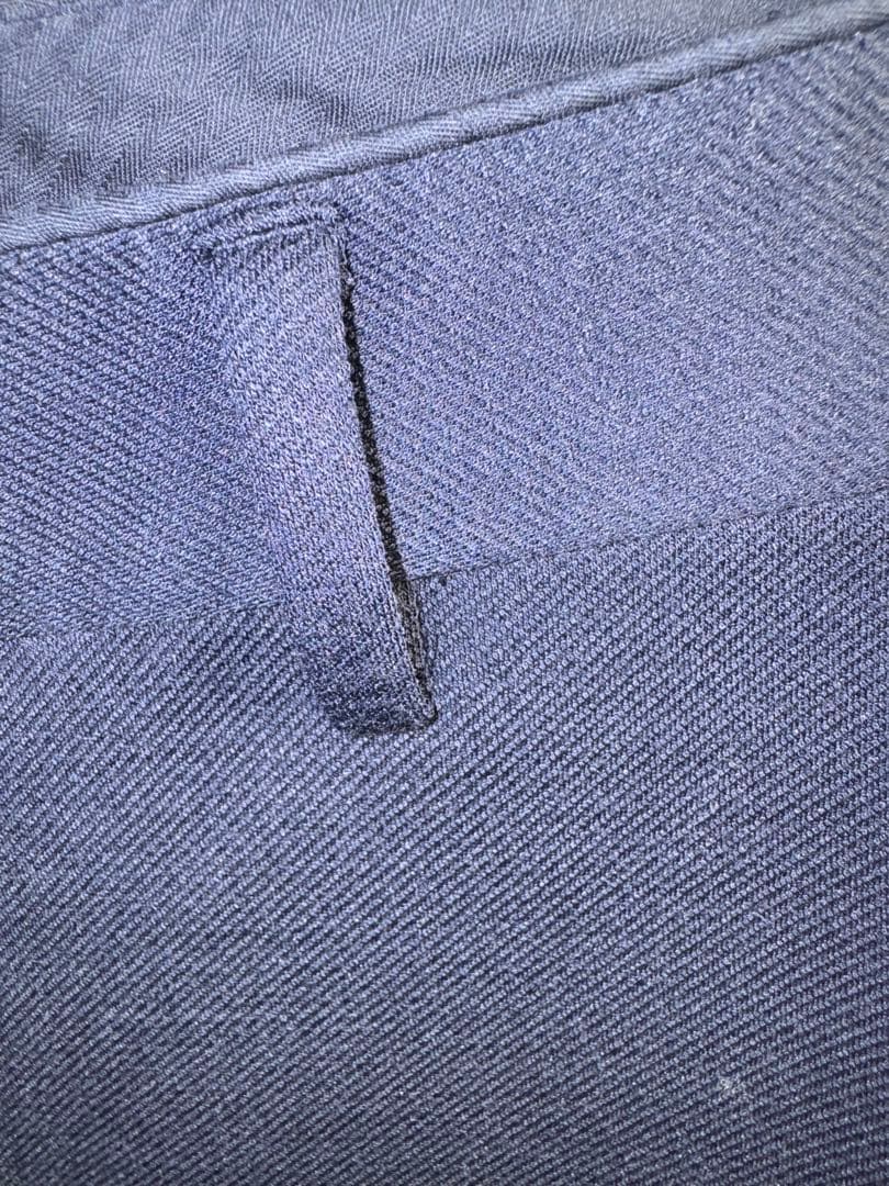 【エンポリオアルマーニ】新品定価73,000円ウール混ネイビースラックスL