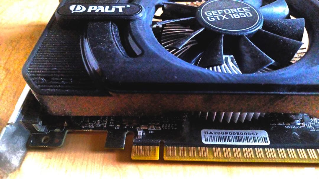 PALIT GEFORCE GTX 1650 4G グラフィックボード