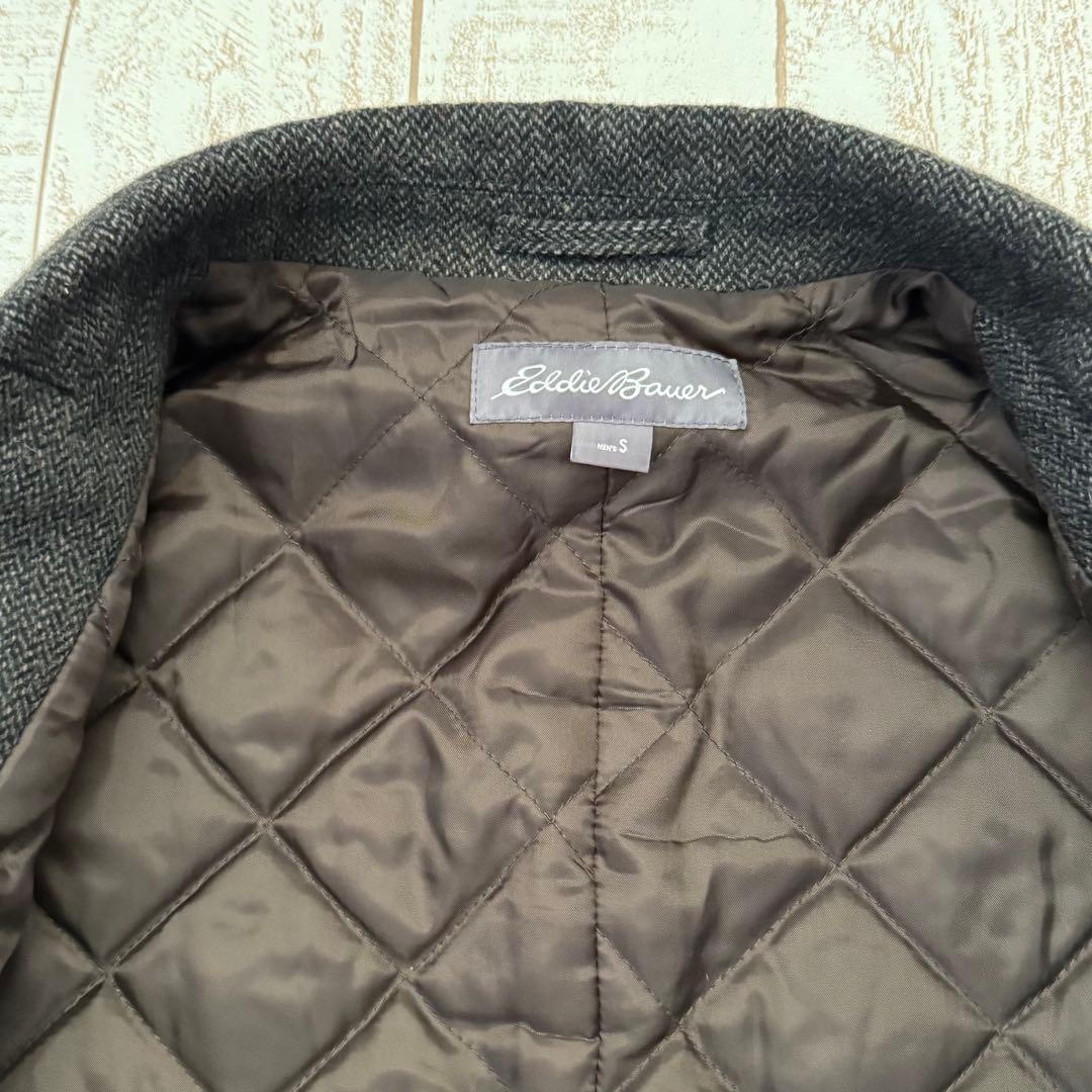 【エディバウアー】サーモアライニングノーフォークジャケット　ヘリンボーンツイード