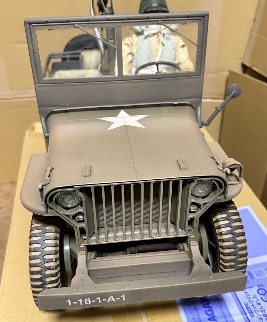 WILLYS JEEP 1/6サイズ　ジープ　フィギュア付き