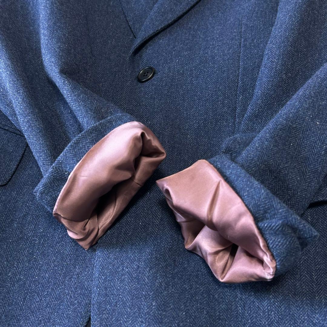 美品 現行タグ ポールスミス ヘリンボーンツイードウール テーラードジャケットM