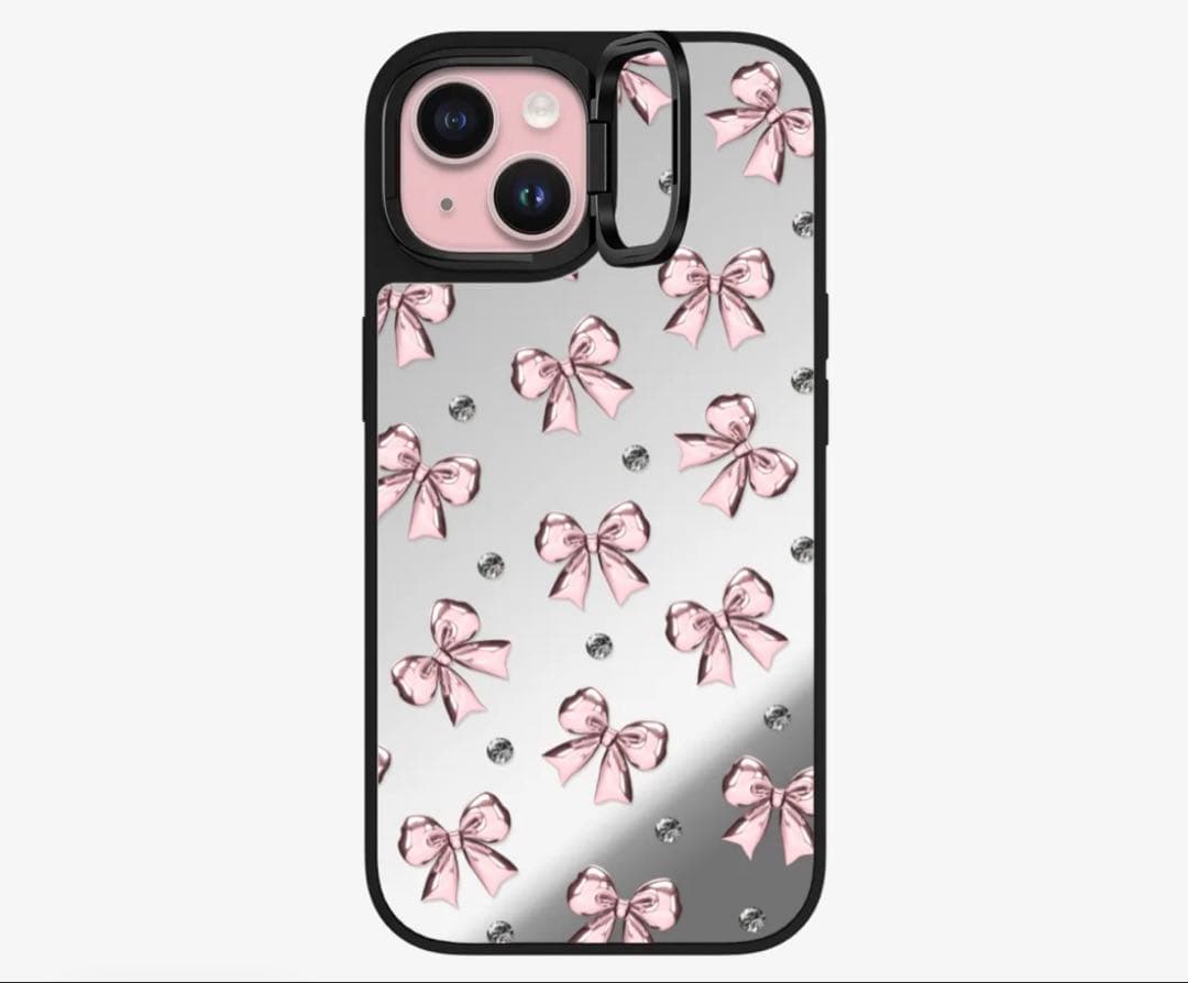 casetify ケース iPhone 15 ミラー リボン