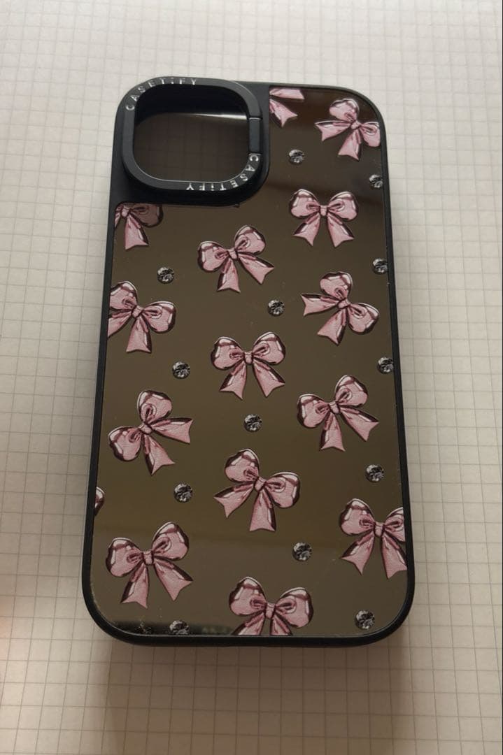 casetify ケース iPhone 15 ミラー リボン