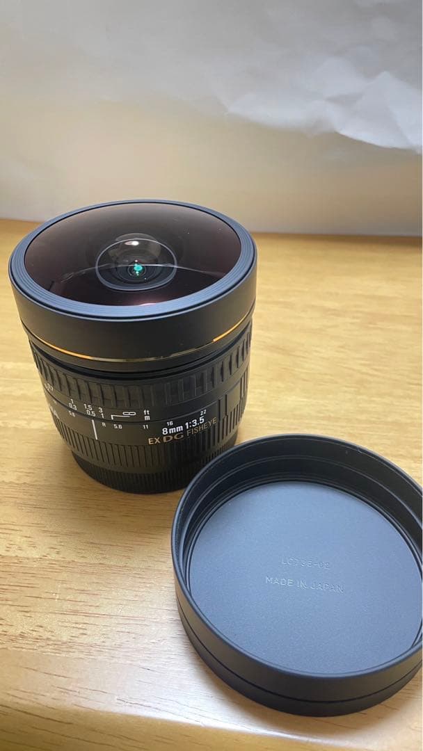 SIGMA 単焦点　魚眼レンズ　一眼レフ　レンズ