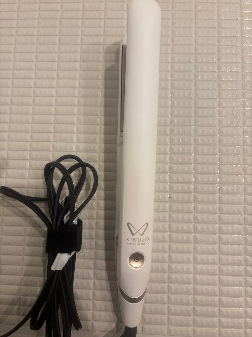 KINJUJO ホワイト ストレートヘアアイロン