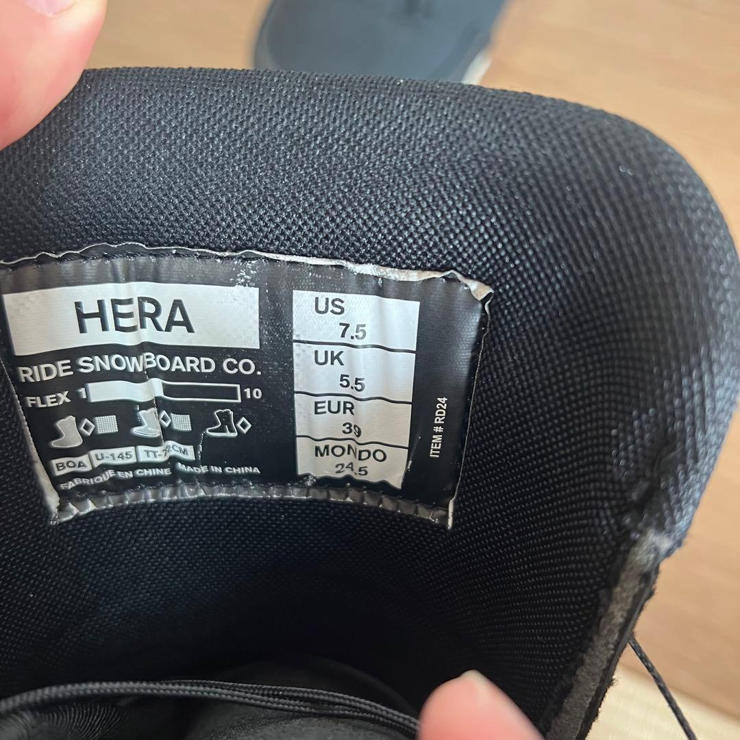 スノーボードブーツ　Ride hera 24.5cm