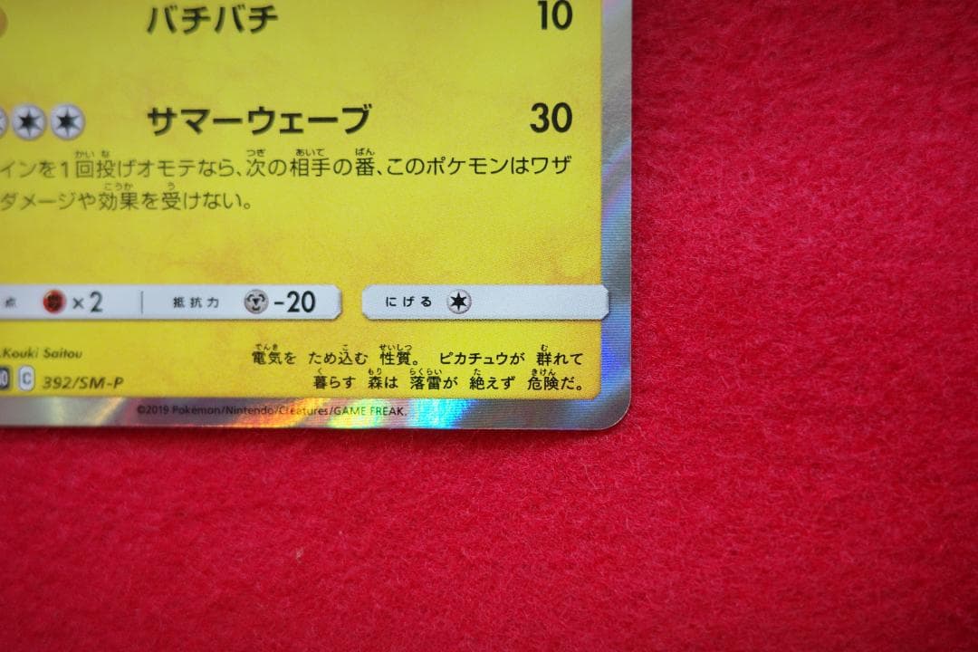 海で遊ぶピカチュウ