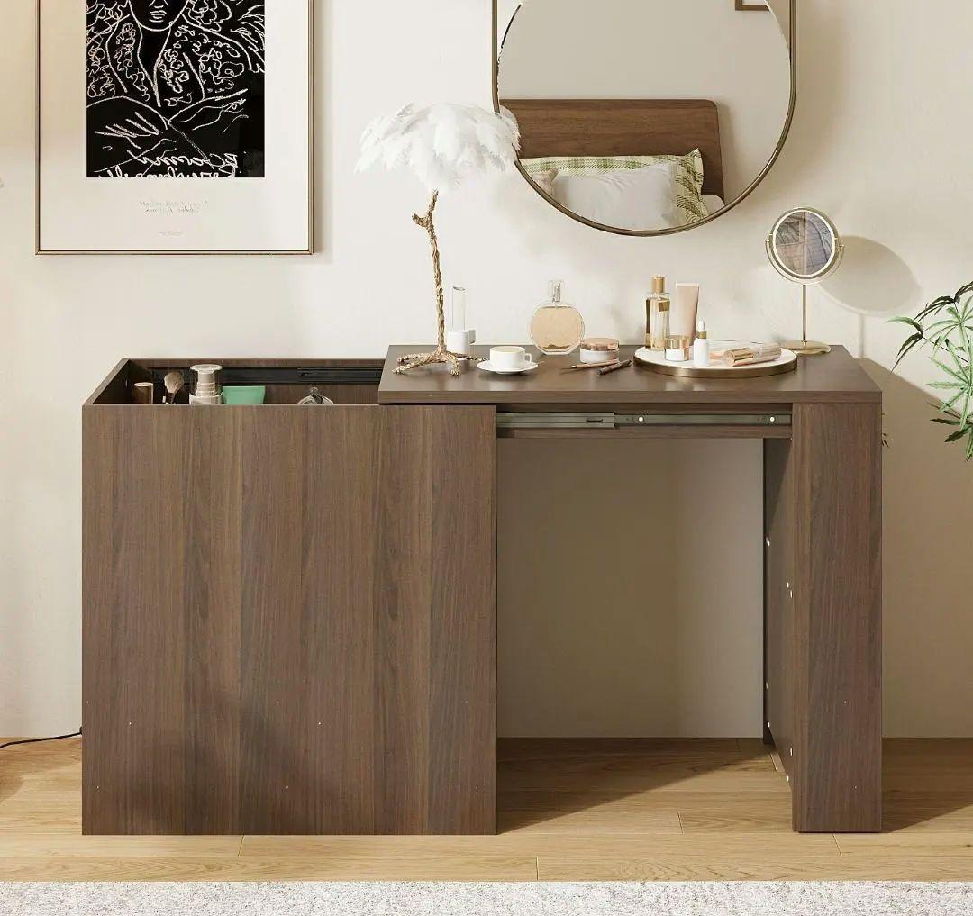 Mary 伸縮パソコンデスク 幅約85～120cm スライド式 引き出し付