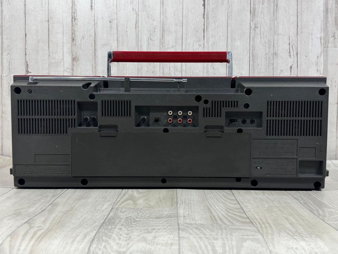 希少名機・動作品|日立ラジカセ TRK-W2昭和レトロ　ラジオFM/AM