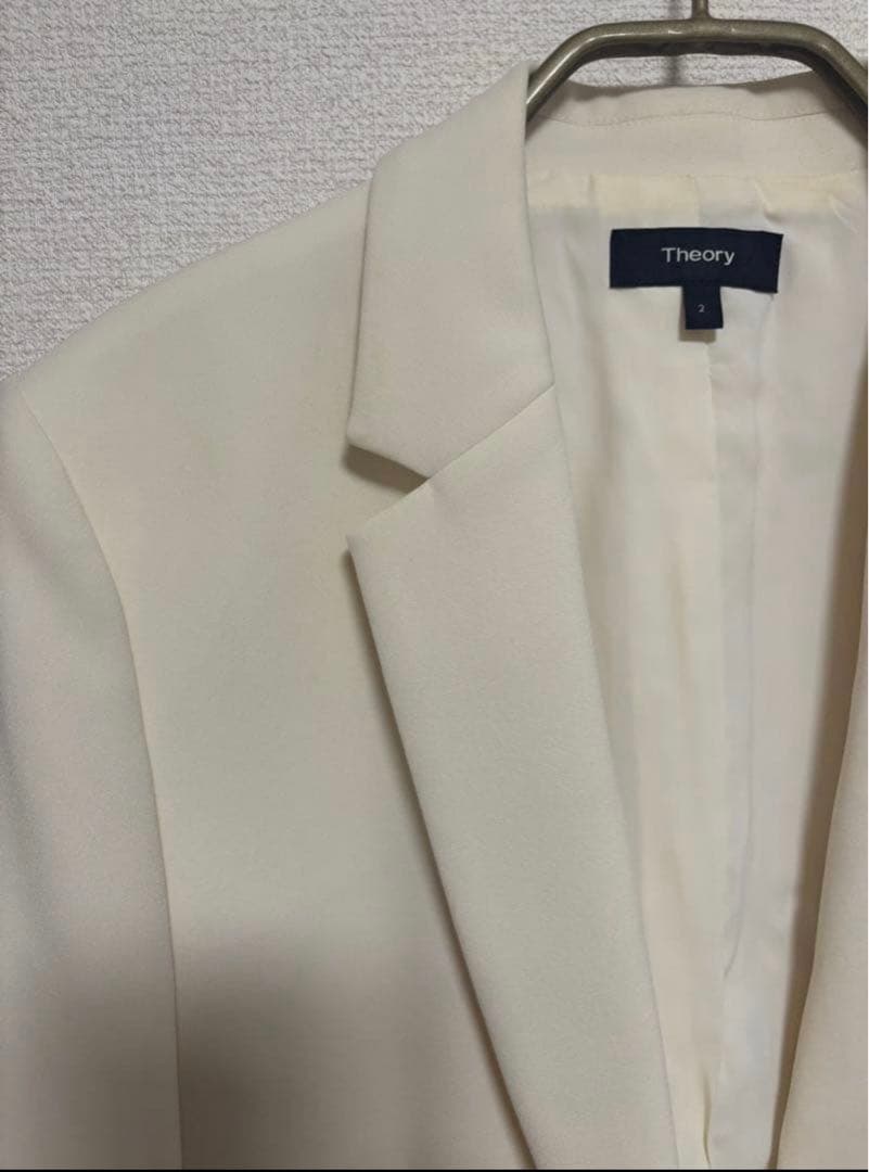 Theory セオリー　テーラードジャケット　アイボリー　オフホワイト