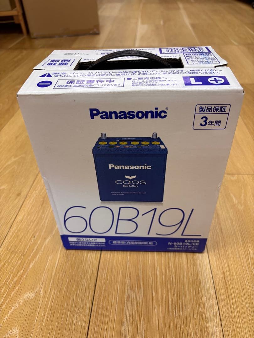 Panasonic 60B19L バッテリー　カオス
