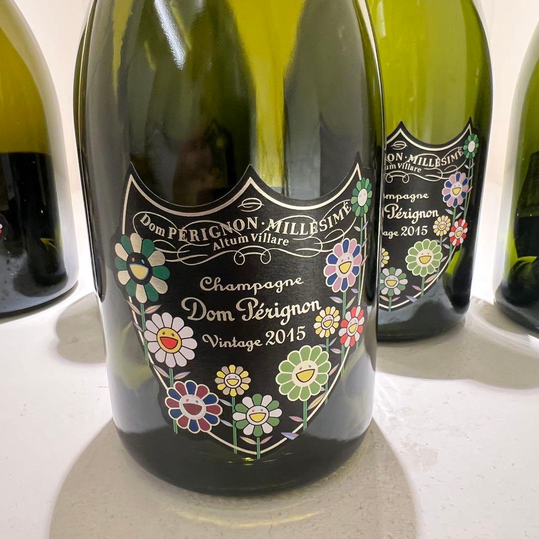 ドンペリロゼ村上コラボ空瓶　ロゼ4 白5