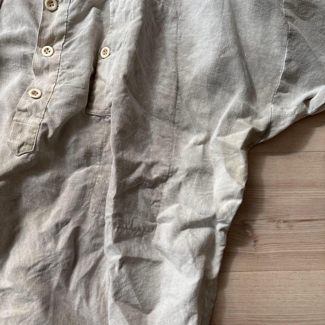 あ*え様 フレンチ　リネンスモック　vintage生地　 ボージョン　ボロ