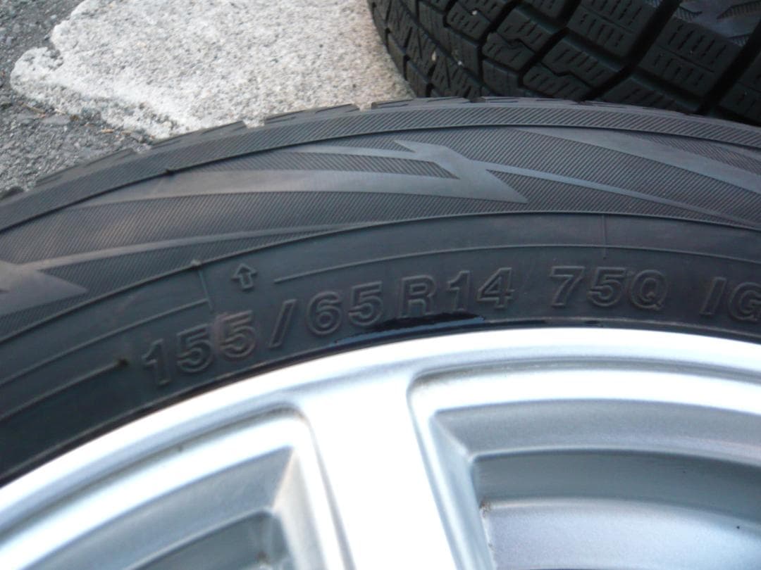 送料込☆中古ヨコハマアイスガードiG70☆155/65R14☆スタッドレスセット