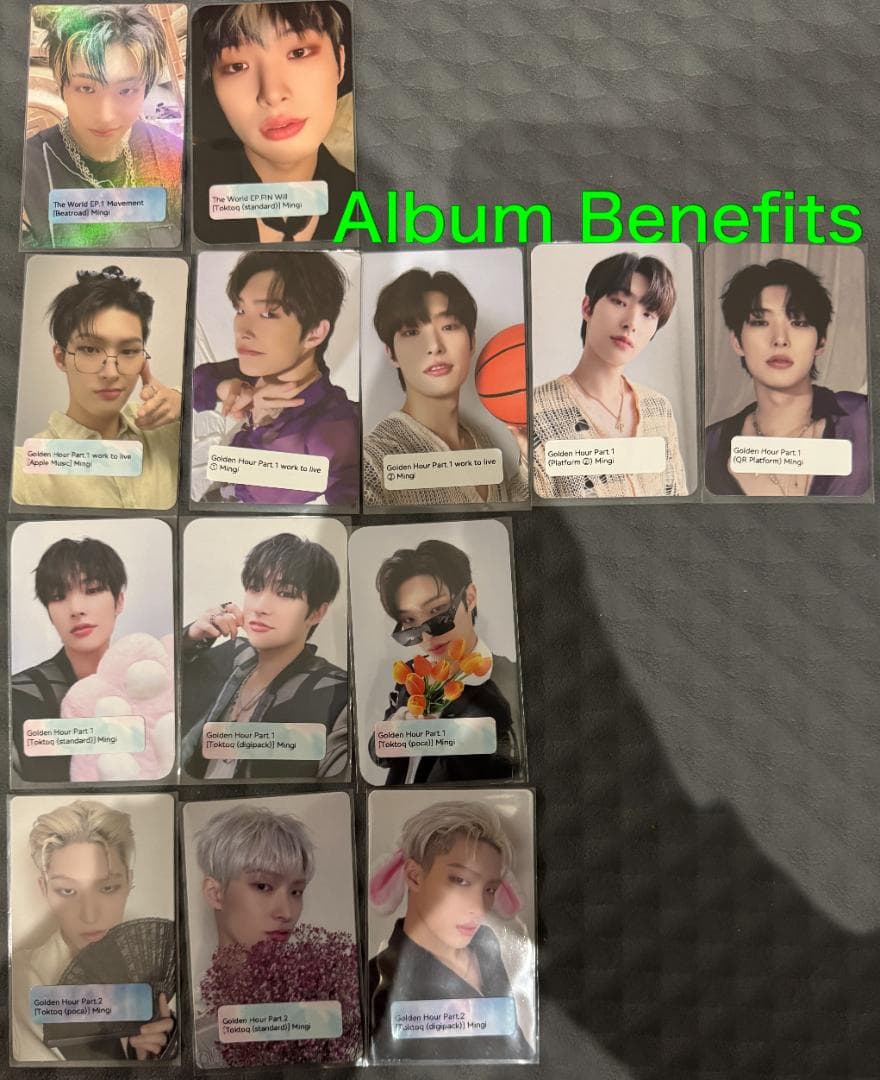 ATEEZ ミンギ 166枚 トレカ まとめ コンプ多数