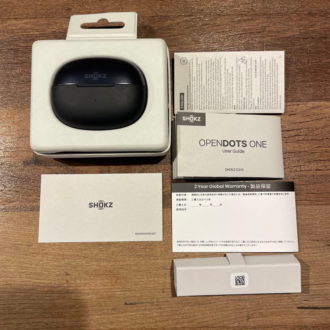 SHOKZ ショックスOPEN DOTS ONE ブラック