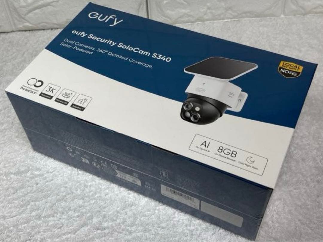 Anker eufy Security SoloCam S340 防犯カメラ