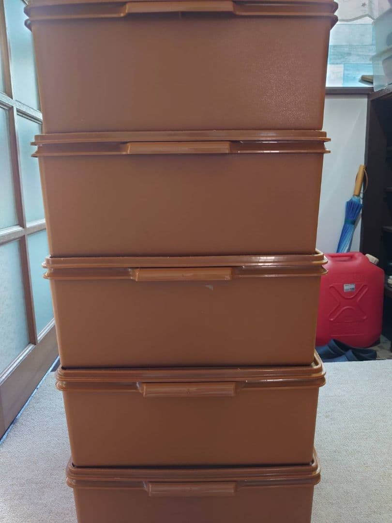 タッパーウェア収納ケース収納ボックス衣装ケース 4個セット