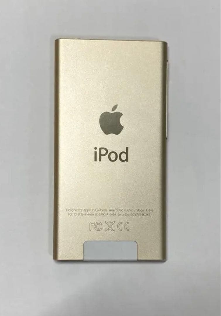 美品Apple iPod nano 16GB 第7世代 ゴールド バッテリー良好