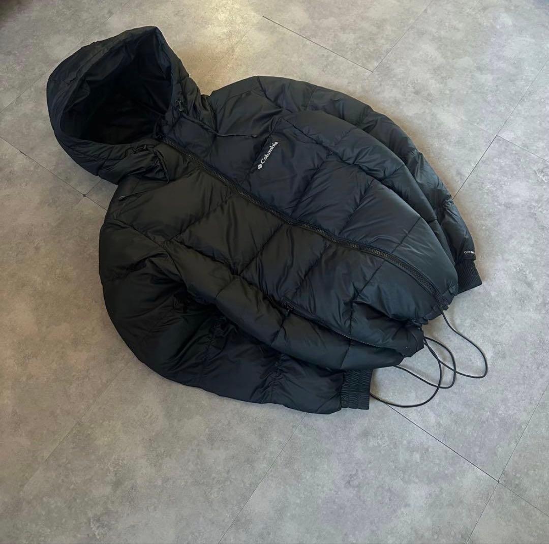 【即完サイズ‼️】極暖columbia ダウンジャケット　ブラック　M