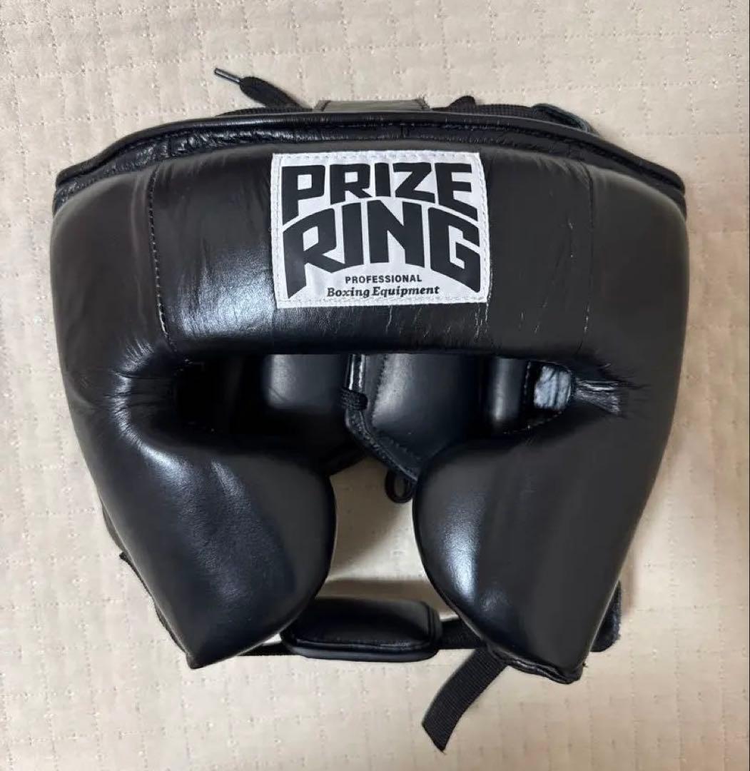 【美品】PRIZE RING 本革製 ヘッドギア Lサイズ
