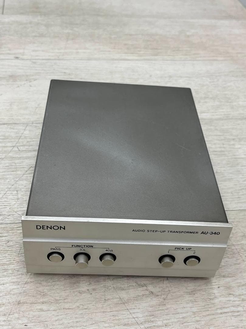 DENON MC昇圧トランス AU-340 ステップアップトランス 動作未確認