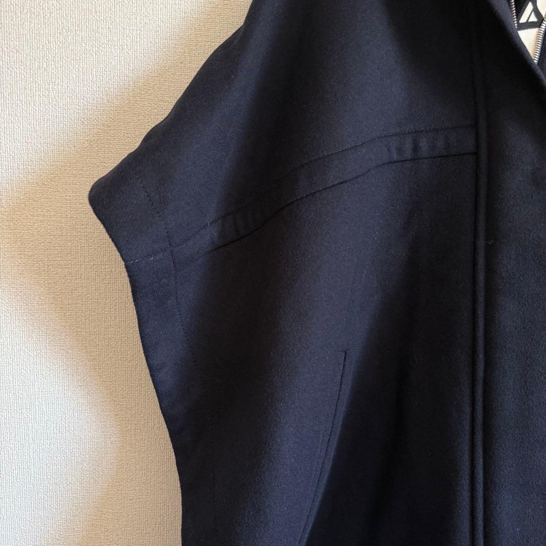 極美品★ステラマッカートニー★ロゴ入りポンチョ★ウールお素材★