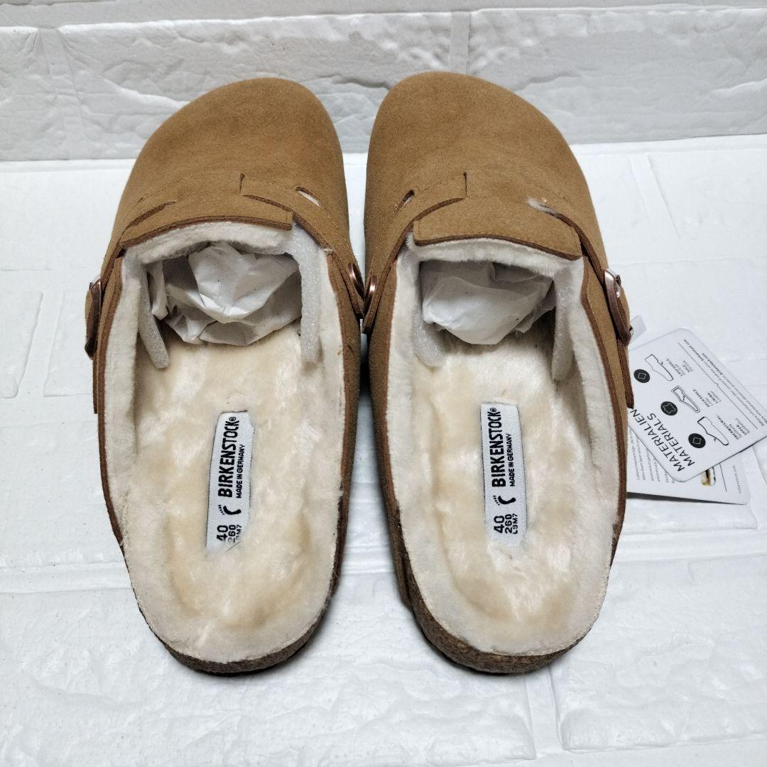 お得❣️新品 BIRKENSTOCK ボストン シアリング ムートン ボア