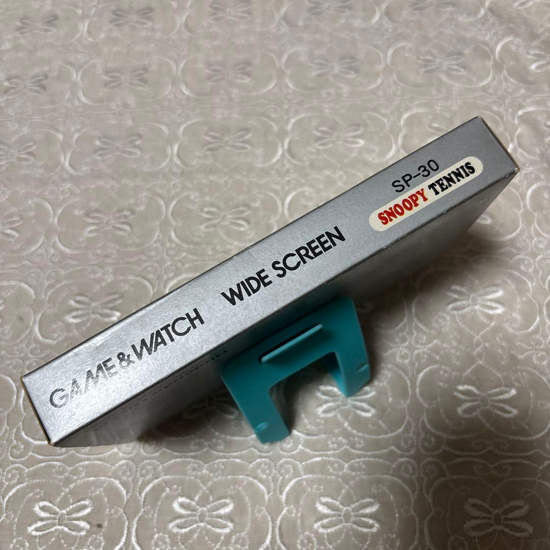 任天堂スヌーピー　テニス　ワイドスクリーン　ゲームウォッチ 箱、取扱説明書付