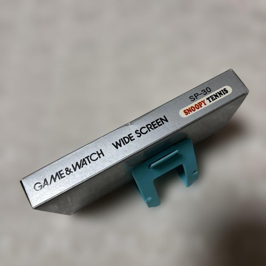 任天堂スヌーピー　テニス　ワイドスクリーン　ゲームウォッチ 箱、取扱説明書付
